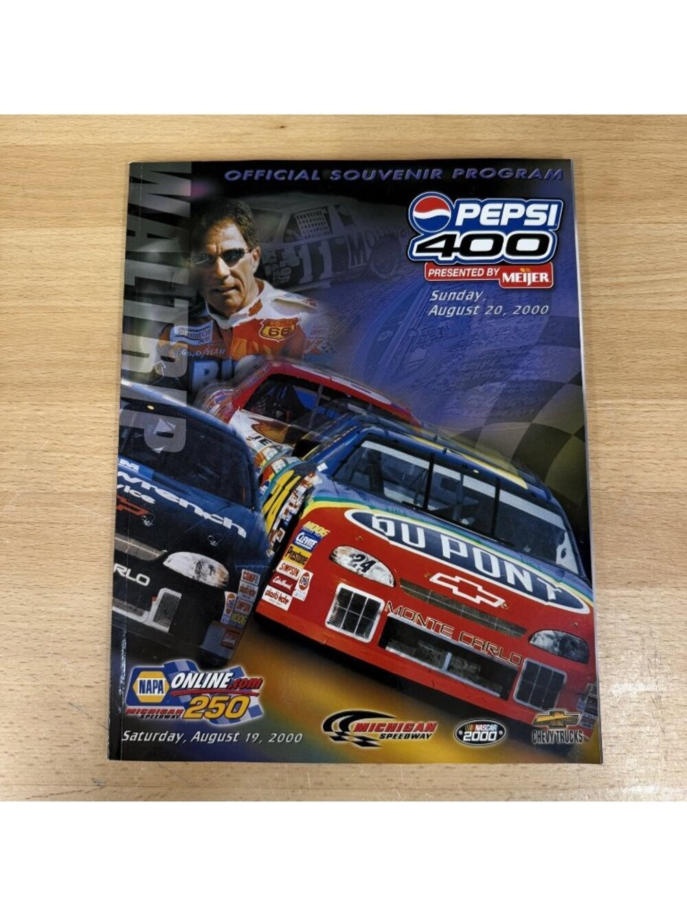 Nascar Pepsi 400 Michigan Speedway 2000 Program Multicolor Paper